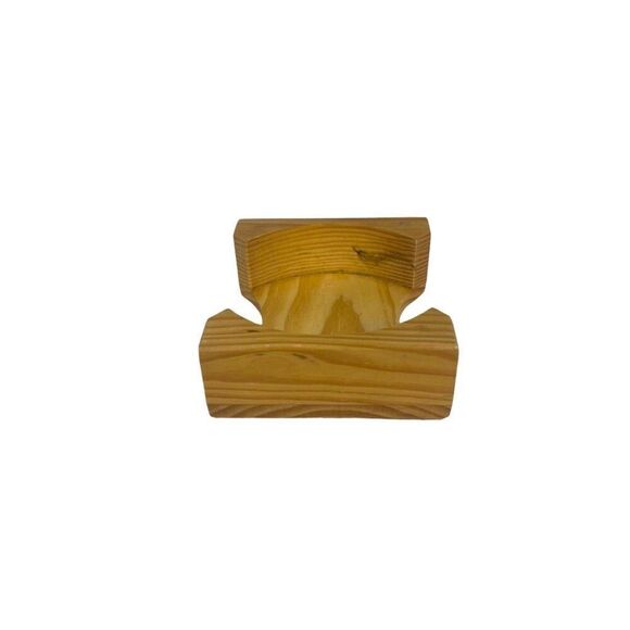 Handcrafted Stone Coasters With Wooden Holder Set Of 4 4" Diameter Onyx With Lip - Picture 11 of 16